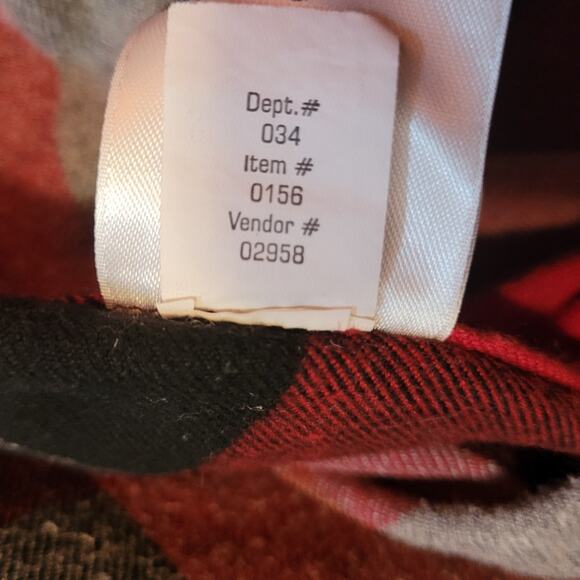 Eddie Bauer Red Plaid Flannel Shirt Men's Tall Large Outdoors Gorpcore Camping - Picture 9 of 10